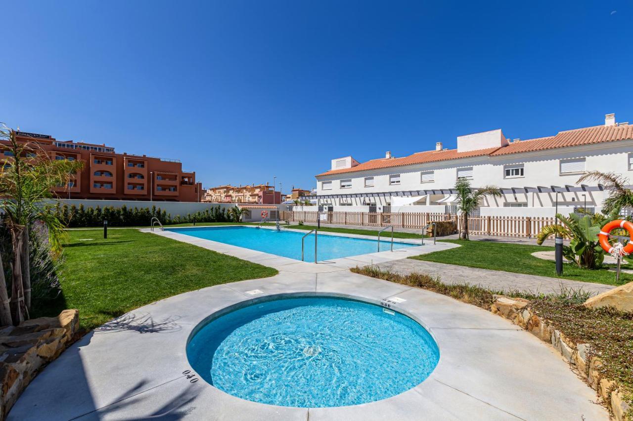 Near Beach, Cosy Terrace, Pool & Fibre Wifi Tarifa Exterior foto